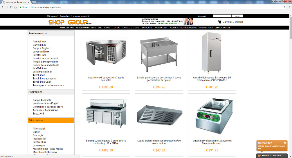 ENTRA nell ' OUTLET di ATTREZZATURE per RISTORAZIONE Attrezzature Ristorazione Outlet