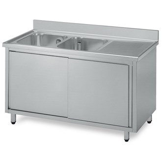 Lavello armadiato acciaio inox