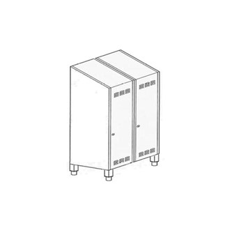 Armadi inox spogliatoio N.02 posti