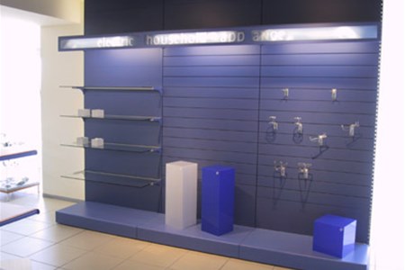 Pareti per arredo negozio