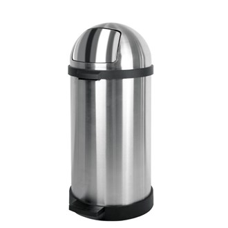 Gettacarte inox nero 52 Lt con apertura push