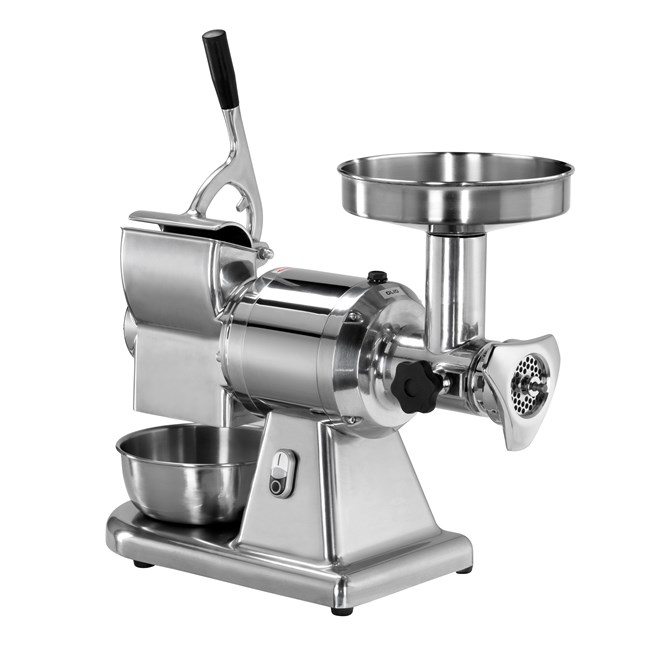 Tritacarne grattugia professionale gruppo macinazione alluminio Ø 52 mm monofase