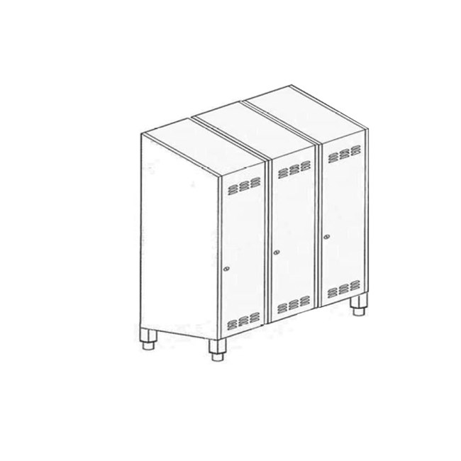 Armadi inox spogliatoio N.03 posti