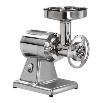 Tritacarne professionale gruppo macinazione acciaio inox bocca Ø 52 mm trifase