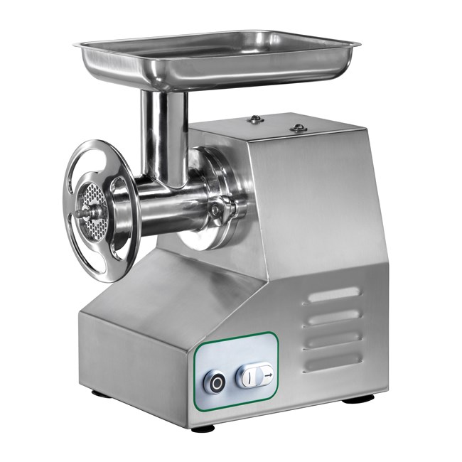 Tritacarne professionale gruppo macinazione acciaio inox bocca Ø 52 mm trifase