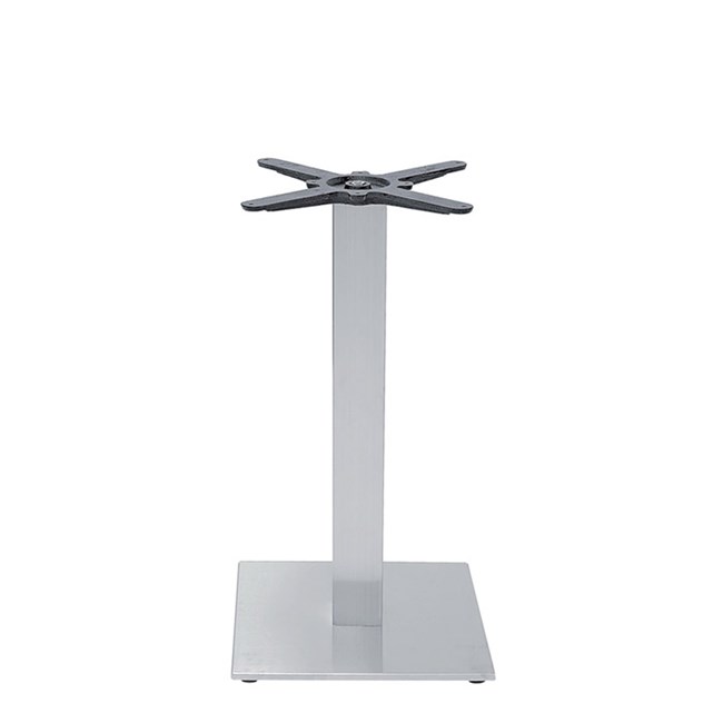 Base in acciaio satinato 363-6032I L40 x P40 x H73