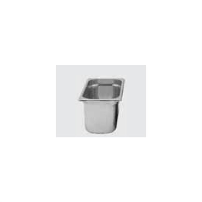 Bacinella acciaio inox 1/4 H 100 mm