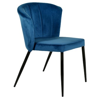 Sedia in velluto 539-AV01