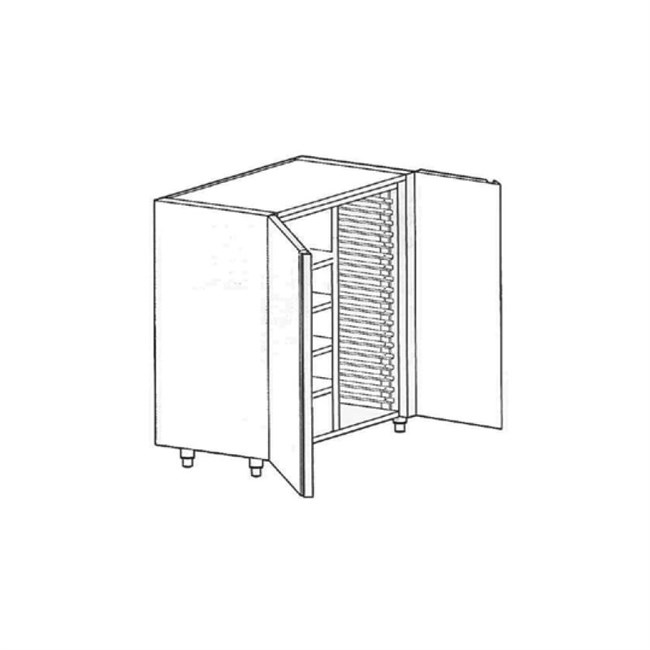 Armadi Inox  combinati con due ante a battente