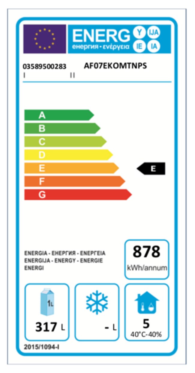 Classe energetica E