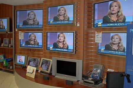 Parete attrezzata per televisori lcd