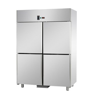 Armadio statico in Acciaio inox 0/+10&#176;C 1200 lt 4 sportelli