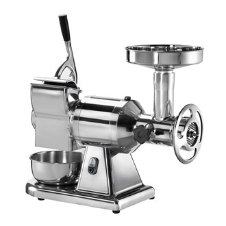Tritacarne grattugia professionale gruppo macinazione acciaio inox Ø 52 mm trifase