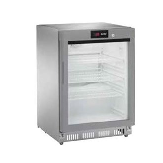 Vetrina Frigo in acciaio inox ABS +2 +8 &#176;C Lt 140