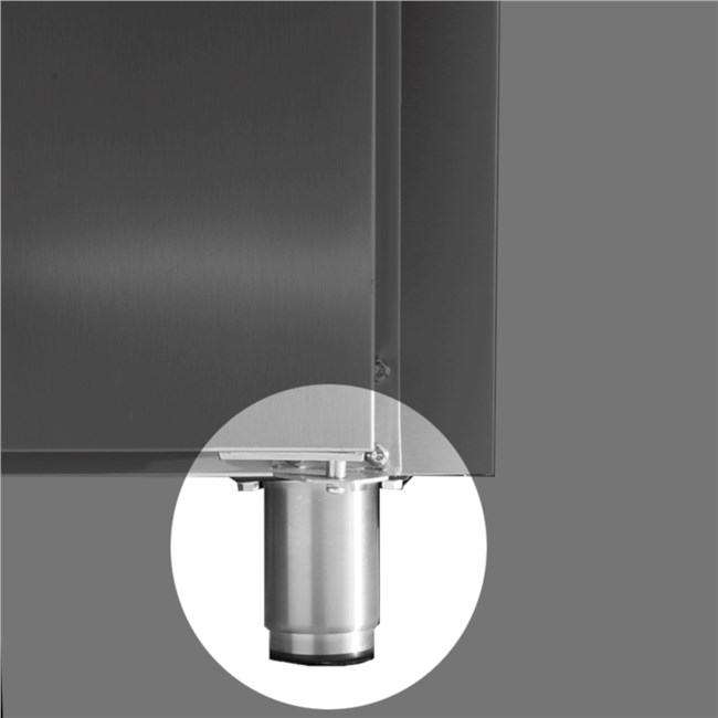 Piede regolabile in acciaio 150mm armadi frigo 