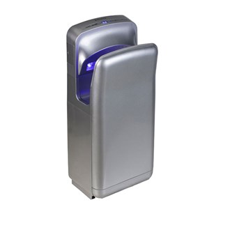 Asciugamano elettrico smart grigio metallizzato Bayamo