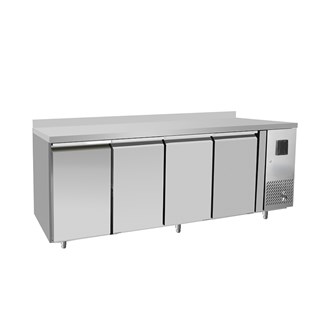 Tavolo refrigerato -2/+8 4 porte alzatina posteriore classe A