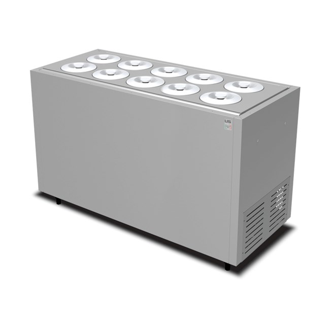 Banco gelato 10 carapine +8 riserva COMBI 10C