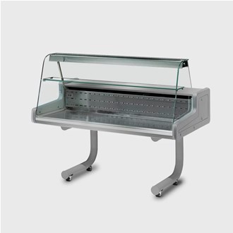 Banco espositivo pesce VR +2+4 su ruote