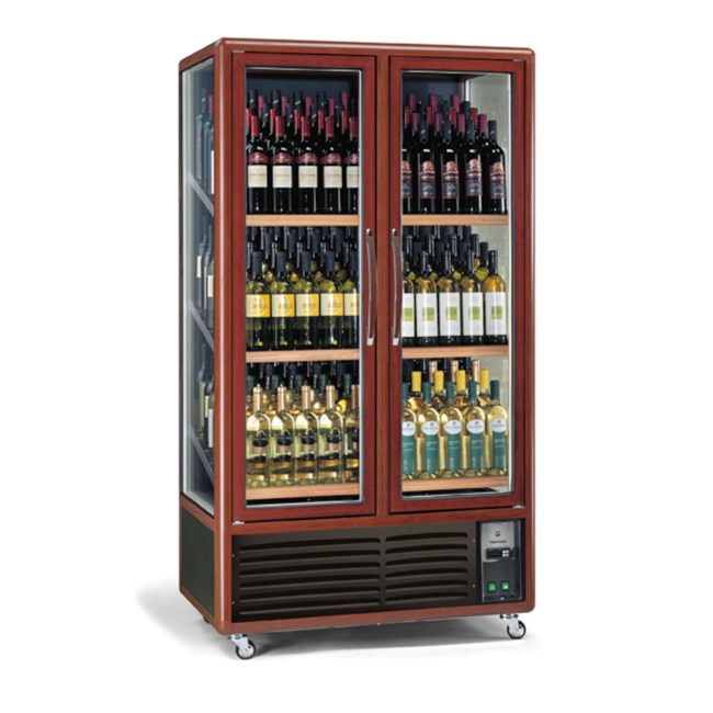 Cantina vini in legno refrigerata Enotec 681 3tv