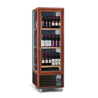 Cantina vini in legno refrigerata con supporti piani Enotec 341 1tv/p