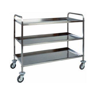 Carrello di servizio acciaio inox professionale 111x57x96h