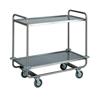 Carrello professionale di servizio inox 110x60x100h