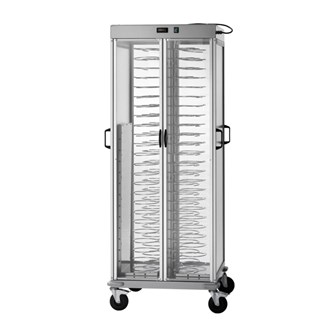 Carrello portapiatti armadiato caldo 30/60° 75x78x177h