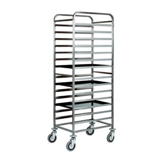 Carrello inox portateglie pasticceria 52x72x182h