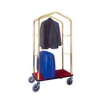 Carrello portavaligie e portabiti per hotel