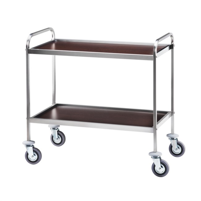 Carrello di servizio professionale inox 83x57x97h