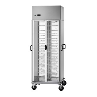 Carrello portapiatti armadiato refrigerato 75x78x203