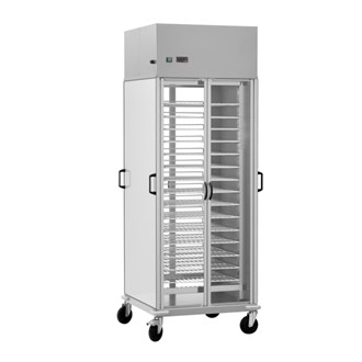 Carrello portapiatti armadiato refrigerato 75x78x203h