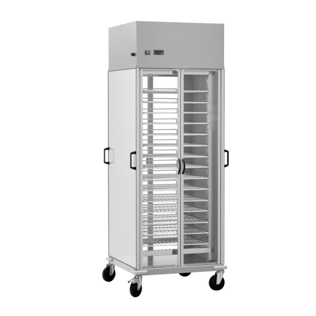 Carrello portapiatti armadiato refrigerato 75x78x203h