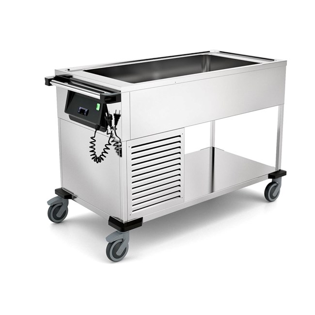 carrello frigo inox per ristorante