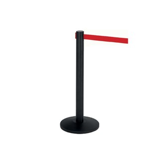 Colonna separacode nastro retraibile rosso
