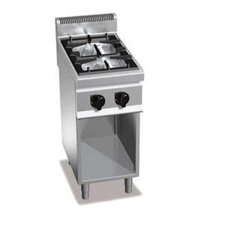 Cucina a gas 2 fuochi con mobile 10,5kW