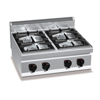 Cucina a gas 4 fuochi 21kW