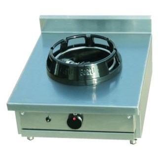 Cucina wok professionale fuoco singolo da banco P700