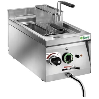 Cuocipasta Elettrico da banco vasca 11 lt due cestelli