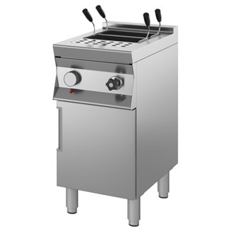 Cuocipasta gas su base armadiata 1 vasca 40 Lt potenziato 14 Kw