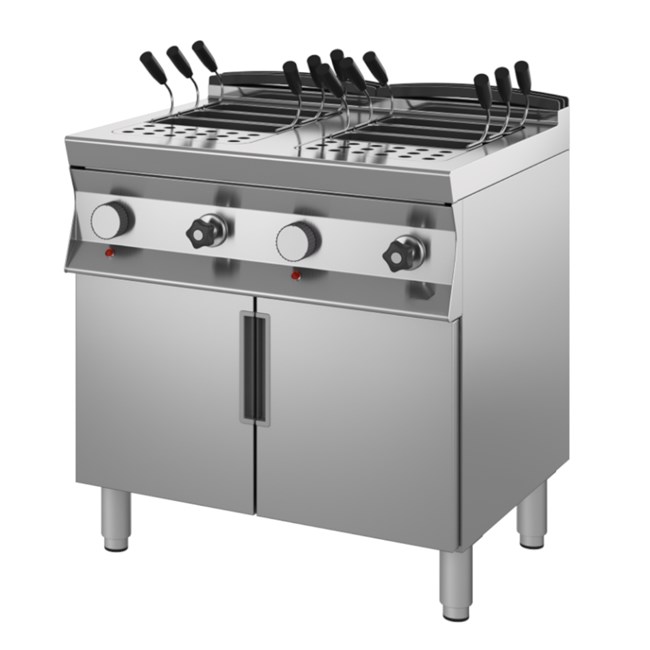 Cuocipasta Elettrico su base armadiata 2 vasche