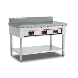 Cuocipiadina elettrico su trespolo inox piastra inox