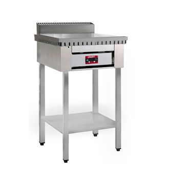 Cuocipiadina elettrico CPE4 su trespolo piastra cromo