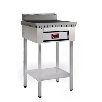 Cuocipiadina professionale CPE4 elettrico su trespolo inox piastra in ferro