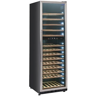 Cantina refrigerata 13 + 1 ripiani regolabili 