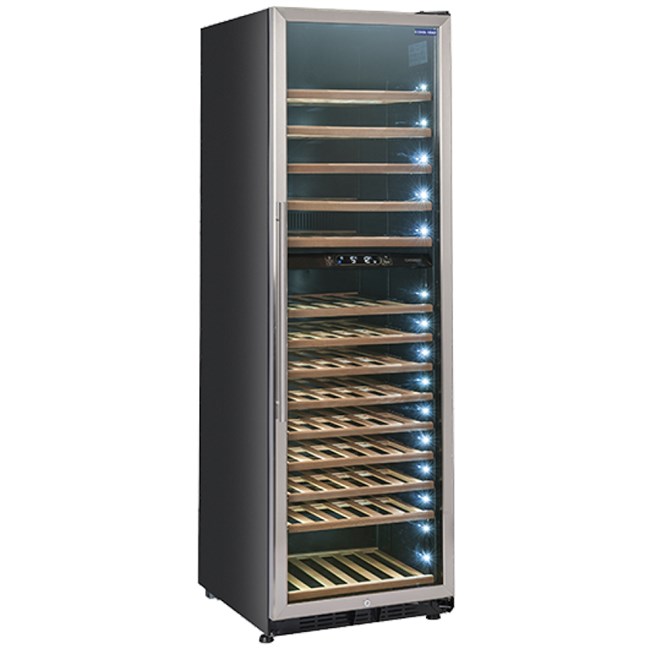 Cantina refrigerata 13 + 1 ripiani regolabili 