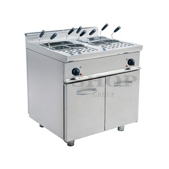 Cuocipasta elettrico professionale con 2 vasche  