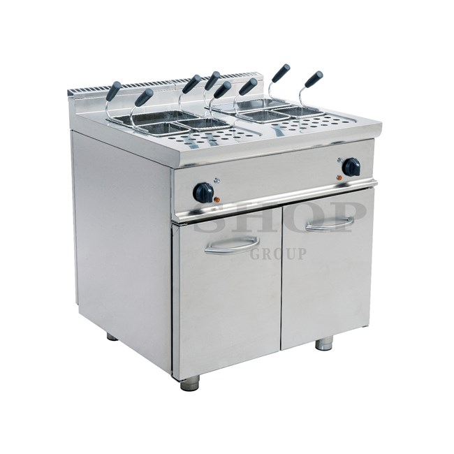 Cuocipasta elettrico professionale con 2 vasche  
