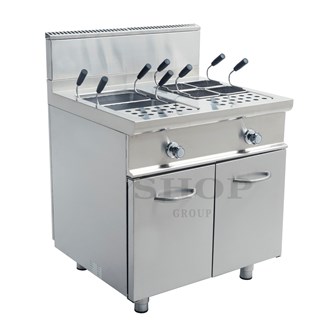 Cuocipasta Gas professionale 2 vasche